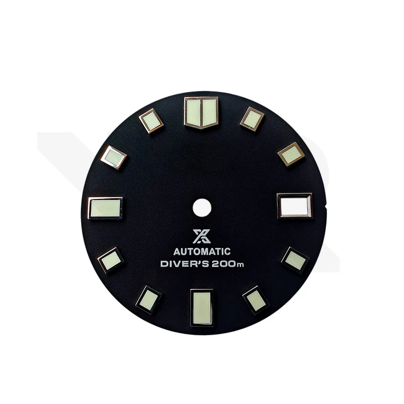 6105 Turtle Matte Black Dial for Seiko Mod