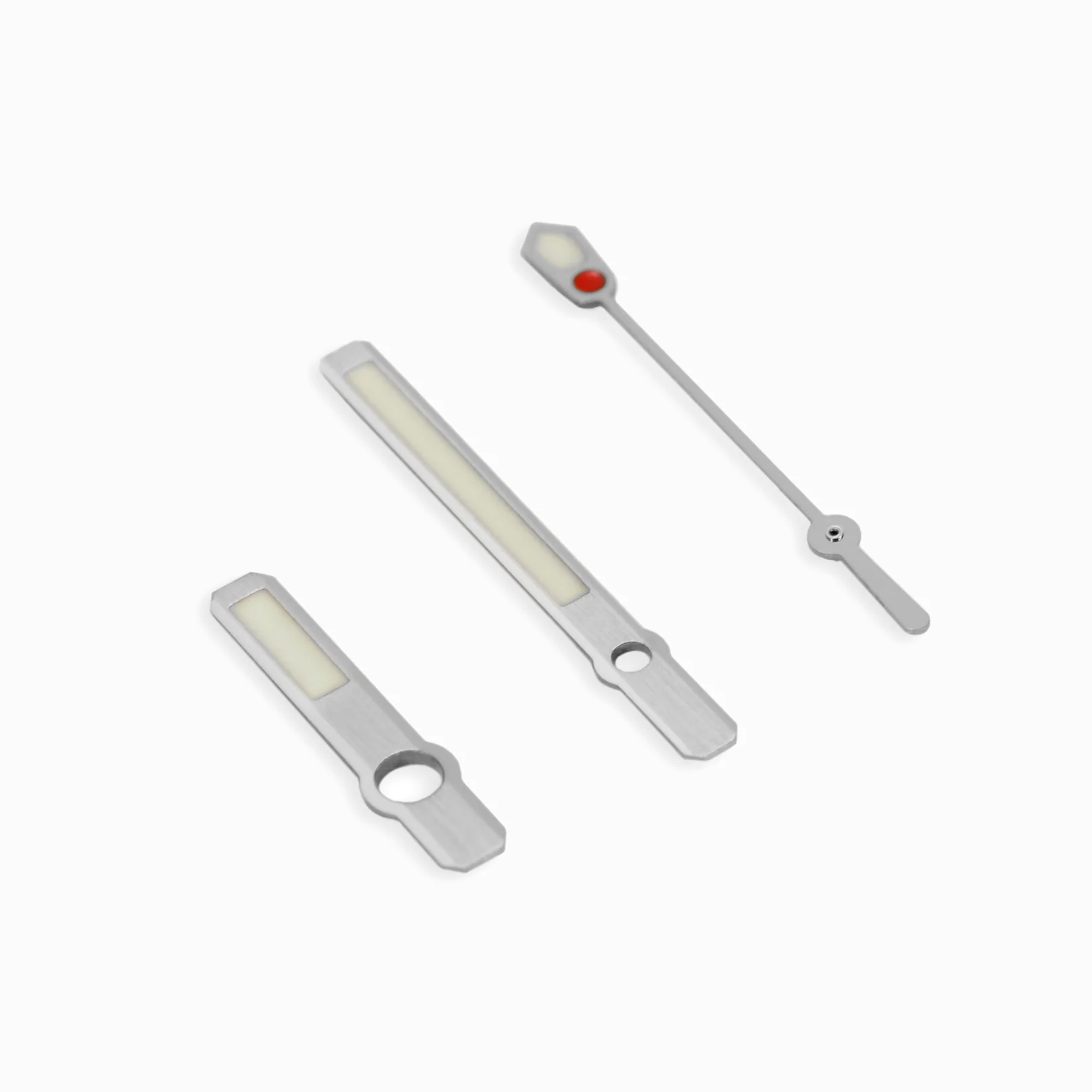6105 Turtle Watch Hands for Seiko Mod: Silver - Image 2