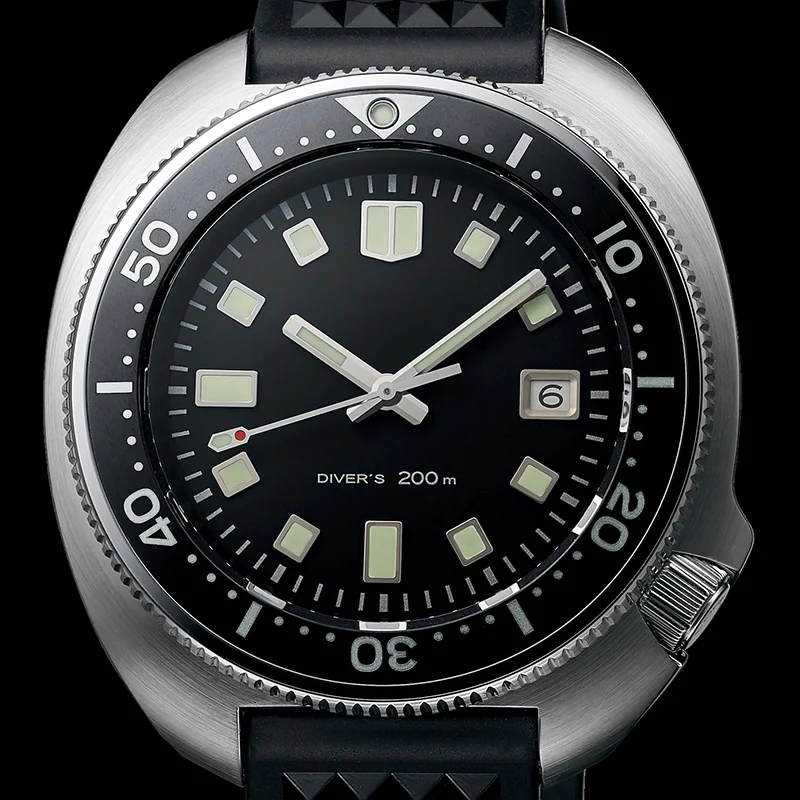 6105 Turtle Watch Hands for Seiko Mod: Silver - Image 5