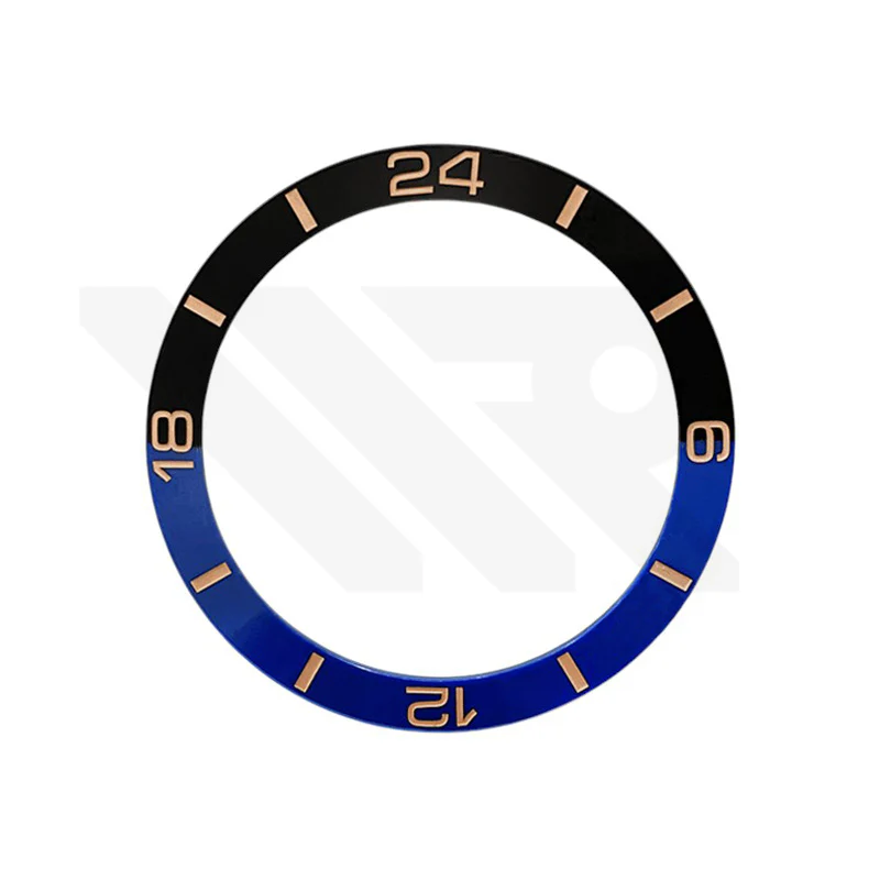 Bi-Color Ceramic Sloped Bezel Inserts for SKX/SRPD -