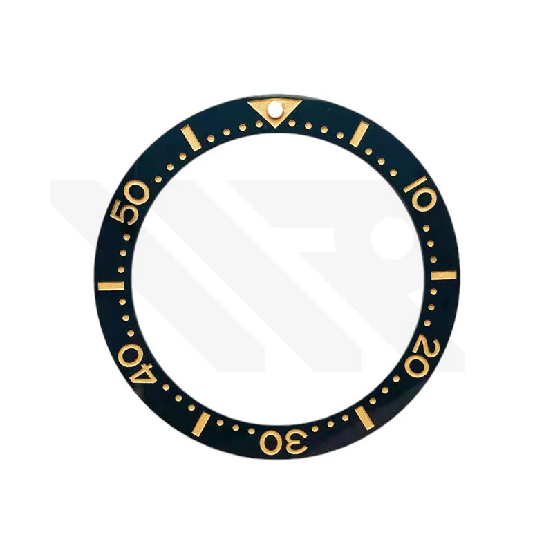 Ceramic Bezel Insert for Seiko Prospex Sumo SBDC001 / SBDC003 / SBDC031 / SBDC033 - Navy/Gold