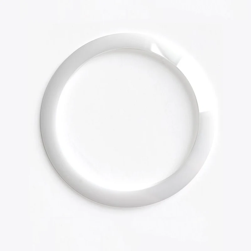 Plain Ceramic Sloped Bezel Insert For SKX/SRPD - White