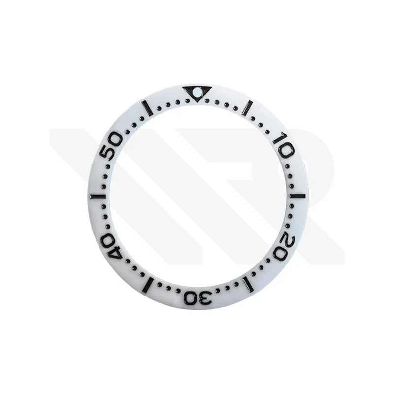 Ceramic Bezel Inserts Compatible with Seiko Prospex Slim Turtle SPB151 / SPB153 / SPB183 / SPB237 / SPB257 : White