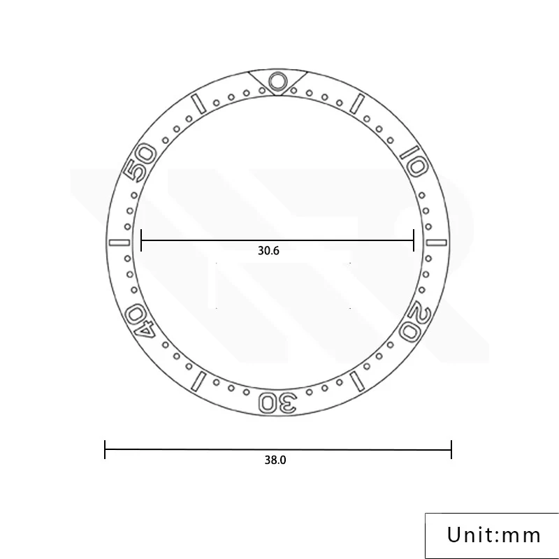 GMT-24 Ceramic Sloped Bezel Inserts for SKX/SRPD - Image 2
