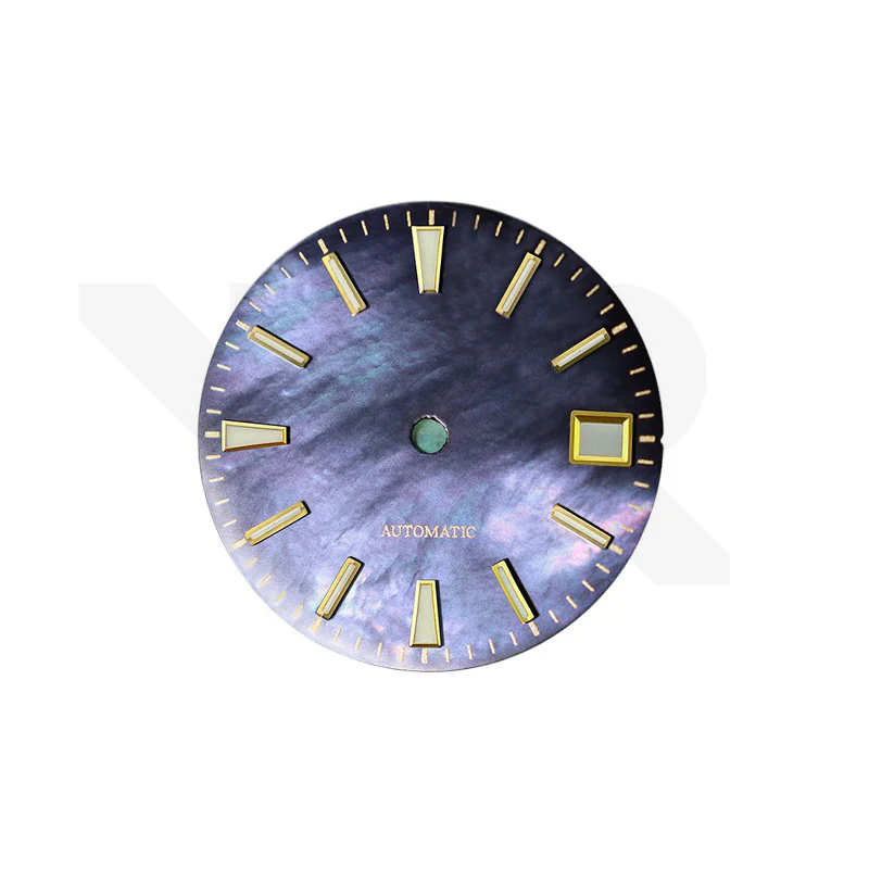 Dark Blue Mother of Pearl Stick Indices Dial for Seiko Mod