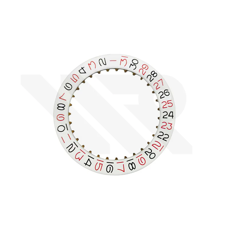 Date Disc for ETA-2824 Automatic Movement - Red White Roulette