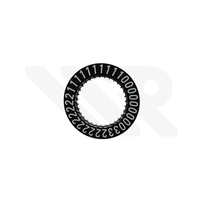 Date Wheel Compatible with Mido Commander Big Date M021626A : Black