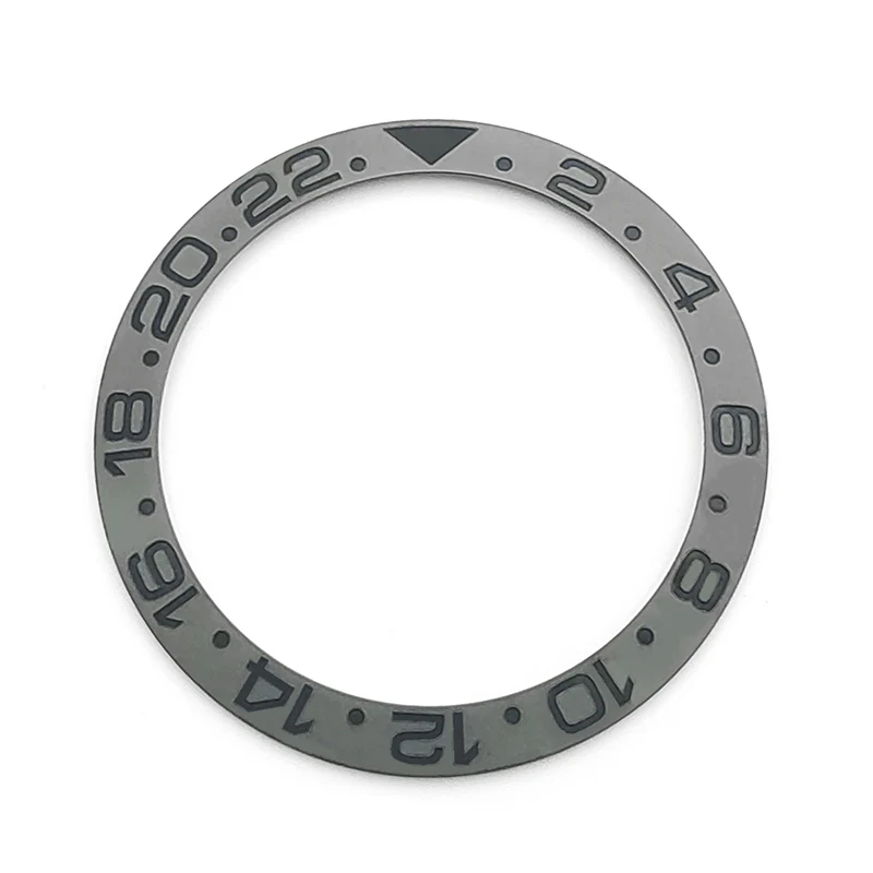 GMT-24 Ceramic Sloped Bezel Insert for SKX/SRPD - Matte Grey