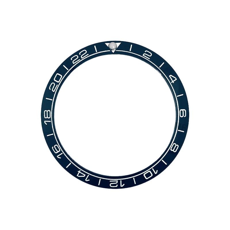 Planet Ocean GMT Style Ceramic Sloped Bezel Insert for SKX/SRPD - Aegean Blue