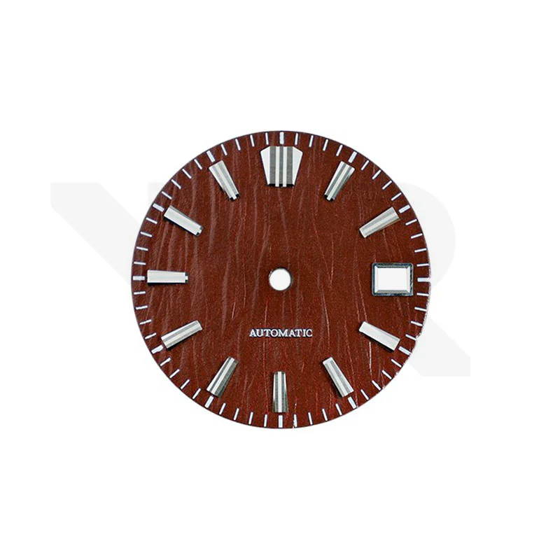 GS White Birch Style Dial for Seiko Mod: Silver GS Style Indices