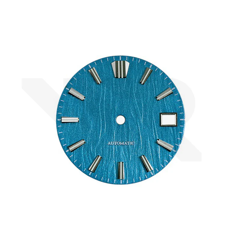 GS White Birch Style Dial for Seiko Mod: Silver GS Style Indices