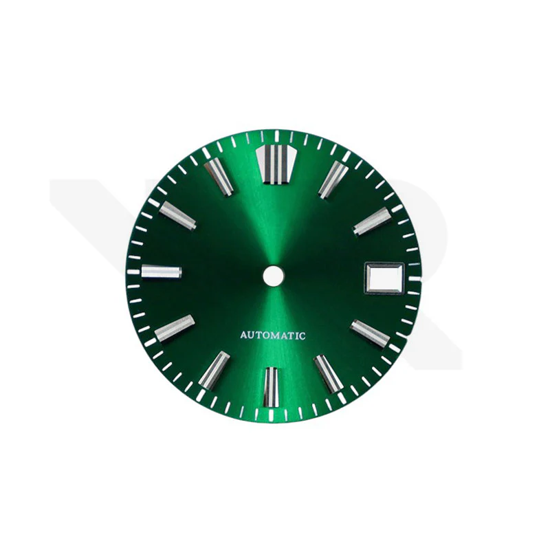 Green Sunburst GS Dial for Seiko Mod: GS Indices