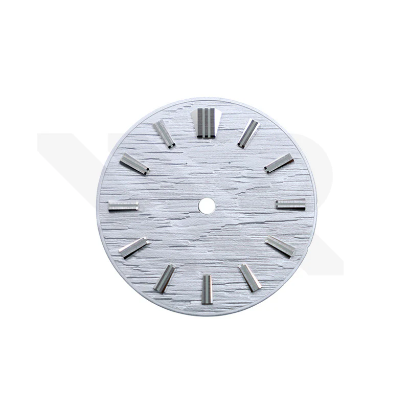 GS White Birch Style No Date Dial for Seiko Mod: Silver GS Style Indices