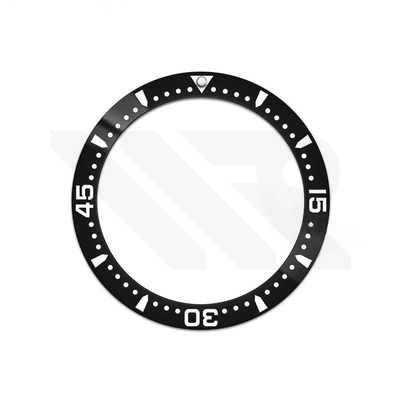 Hydro Style Ceramic Sloped Bezel Insert for SKX/SRPD - Black/White