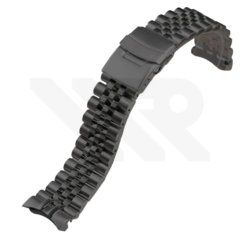 Jubilee Bracelet for Seiko SRPD New Seiko 5 Series: Black