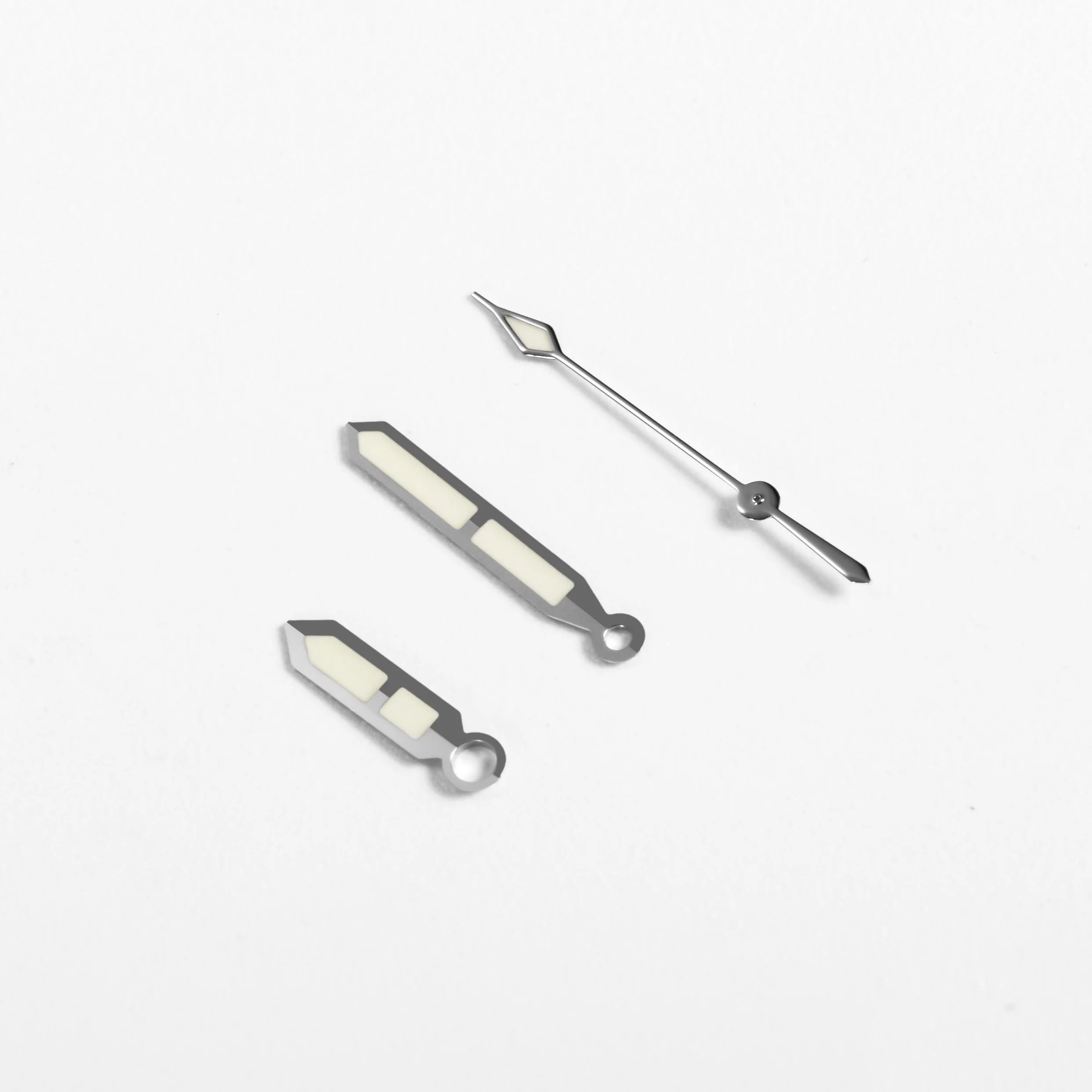 Ladder Watch Hands for Seiko Mod: Silver - Image 2