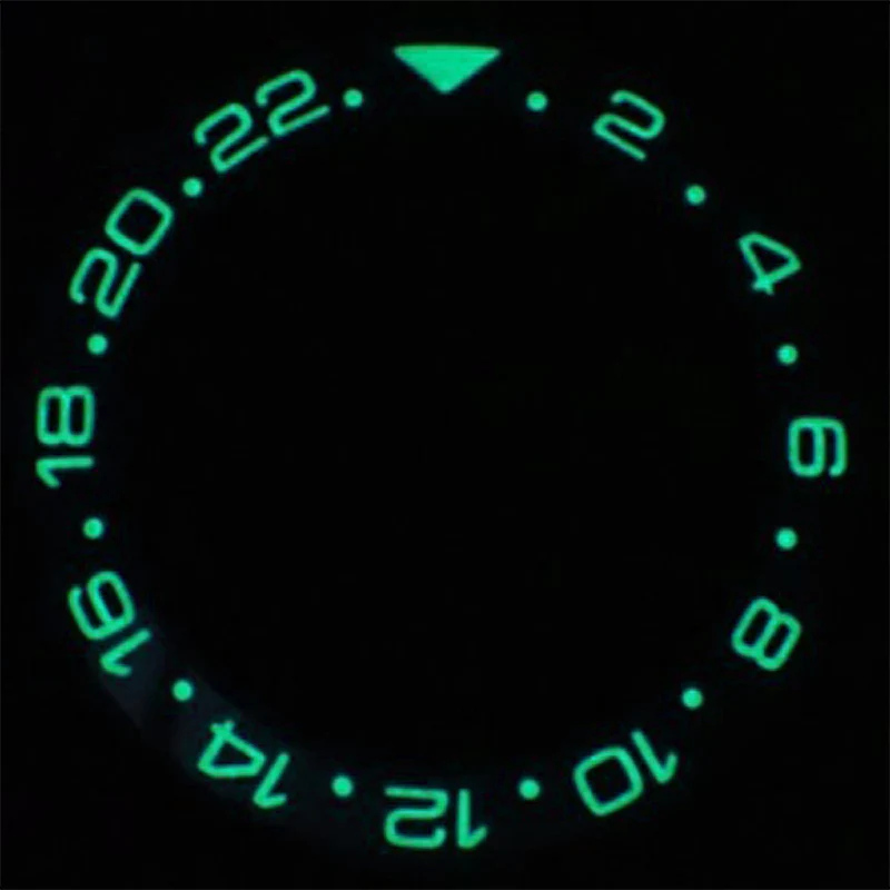 Luminous GMT-24 Ceramic Sloped Bezel Insert for SKX/SRPD - Cola - Image 2