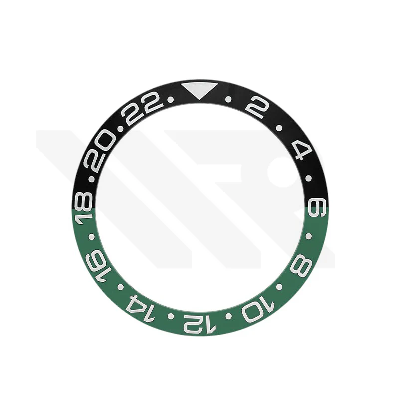 Luminous GMT-24 Ceramic Sloped Bezel Insert for SKX/SRPD - Sprite