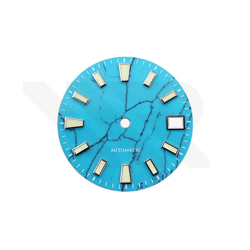 Malachite Turquoise Dial for Seiko Mod