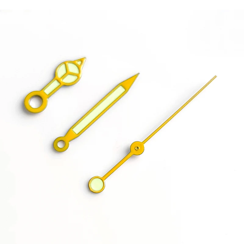 Mercedes Watch Hands for Seiko Mod: Yellow