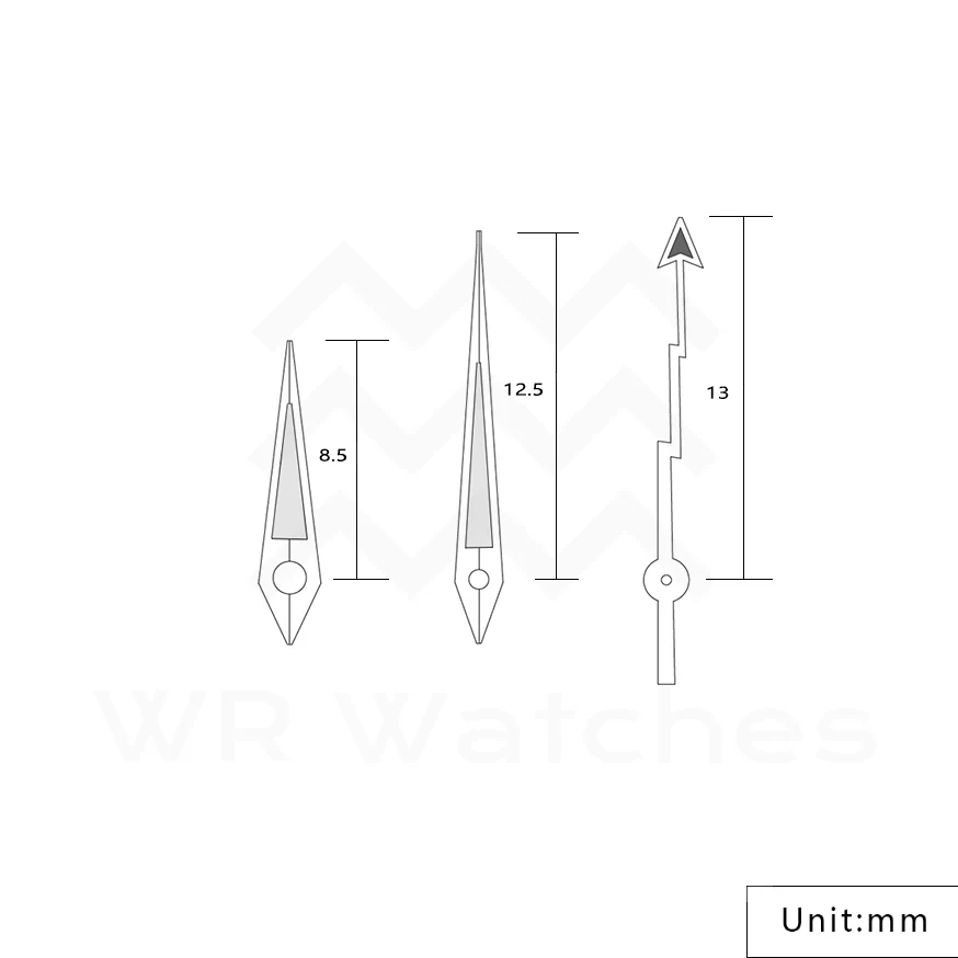 Milgauss Watch Hands for Seiko Mod: Silver - Image 4