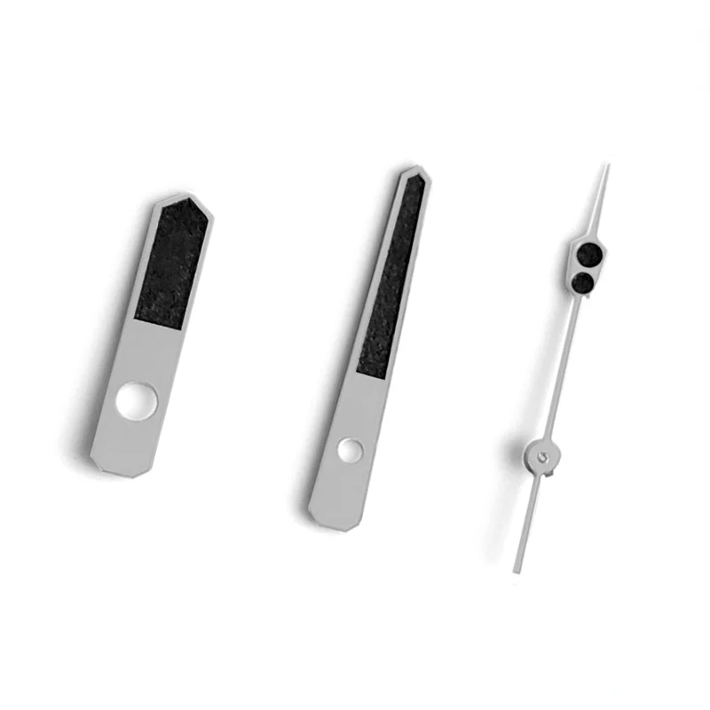 MM300 Watch Hands for Seiko Mod: Silver