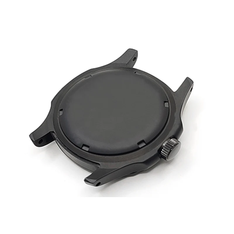 Nautilus Sandblasted Case Set for Seiko Mod: Black - Image 3