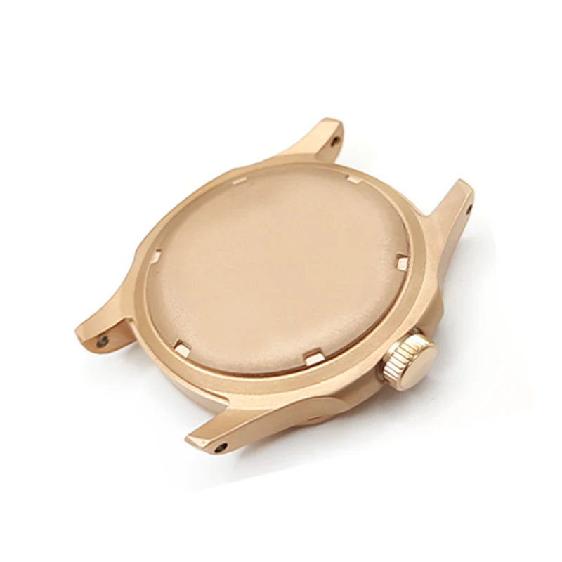 Nautilus Sandblasted Case Set for Seiko Mod: Rose Gold - Image 6