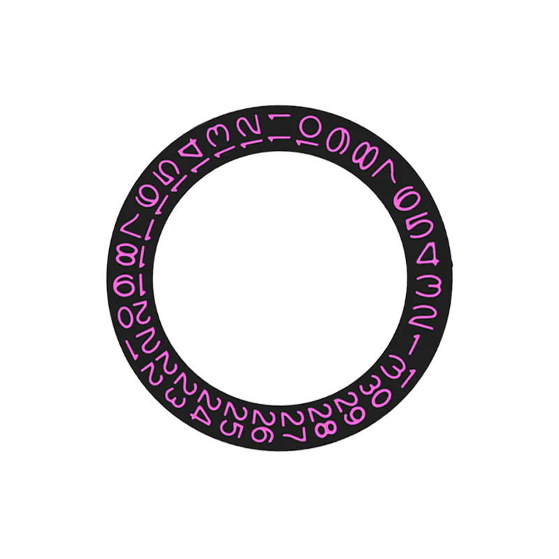NH35 Date Disc Patch - Neon Pink