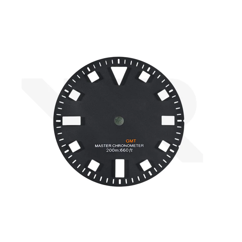 Pelagos Date GMT Thick Lume Indices Dial for NH34 Seiko Mod: Matte Black