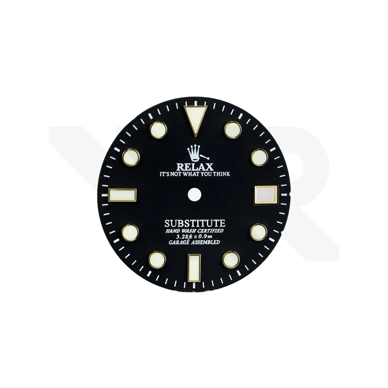 Relax Dial for Seiko Mod: Matte Black - Image 2