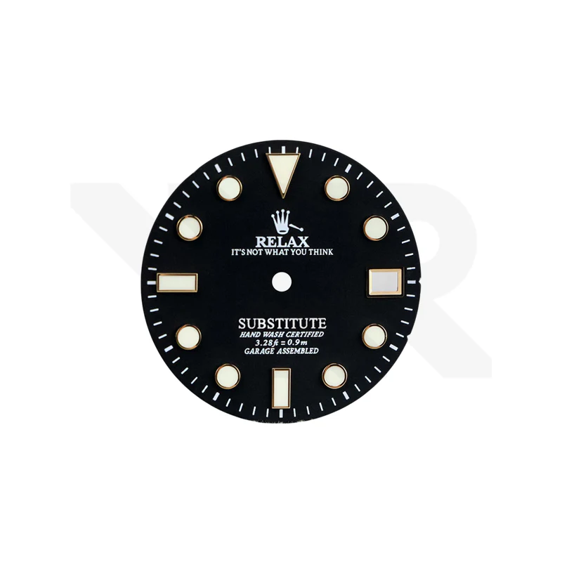 Relax Dial for Seiko Mod: Matte Black - Image 3