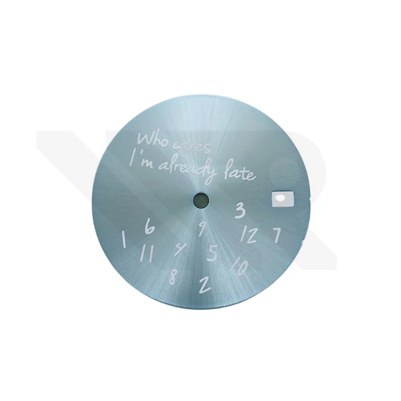 Relax Sunburst Dial V2 for Seiko Mod: Icy Blue / White - No Logo