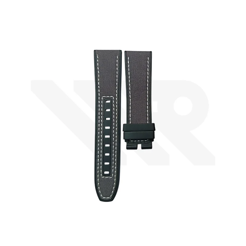 Replacement Canvas Strap Compatible with Mido Multifort III M038431A : Dark Gray