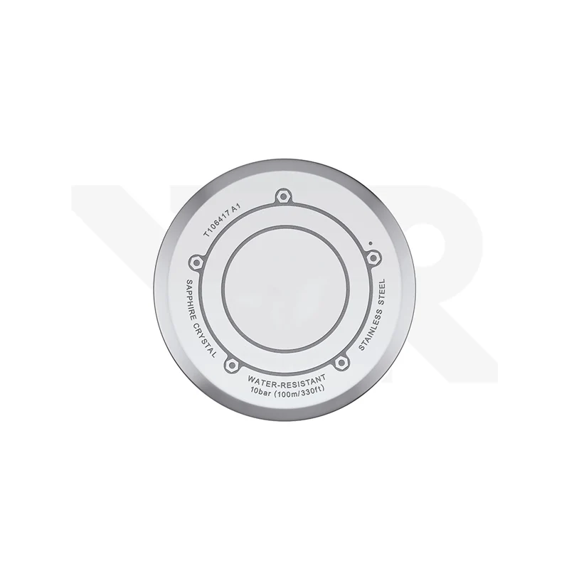 Replacement Caseback Compatible with Tissot V8 Chronograph T106417A : Stainless Steel