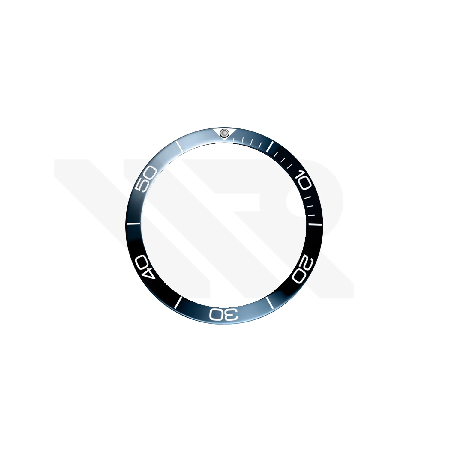 Replacement Ceramic Bezel Insert Compatible with Longines HydroConquest GMT 41mm L3.790.4 : Blue