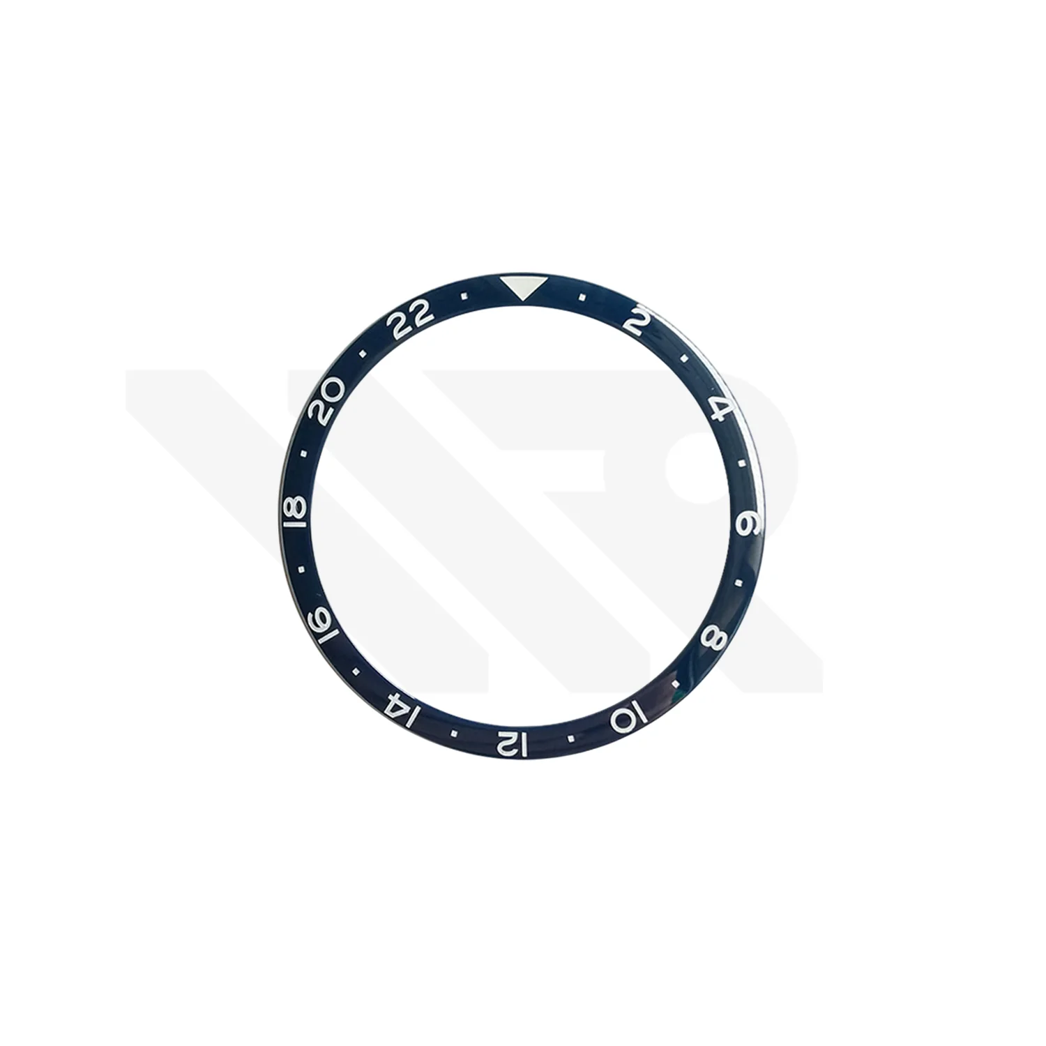 Replacement Ceramic Bezel Insert Compatible with Longines Spirit Zulu Time L3.812 Series : Blue