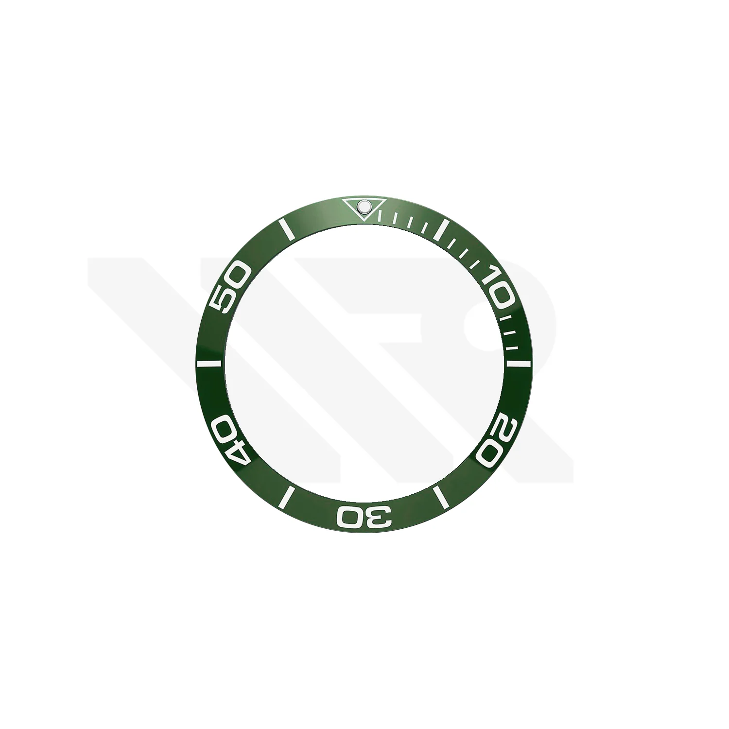 Replacement Ceramic Bezel Ring Compatible with Mido Ocean Star 200C M042430A : Green