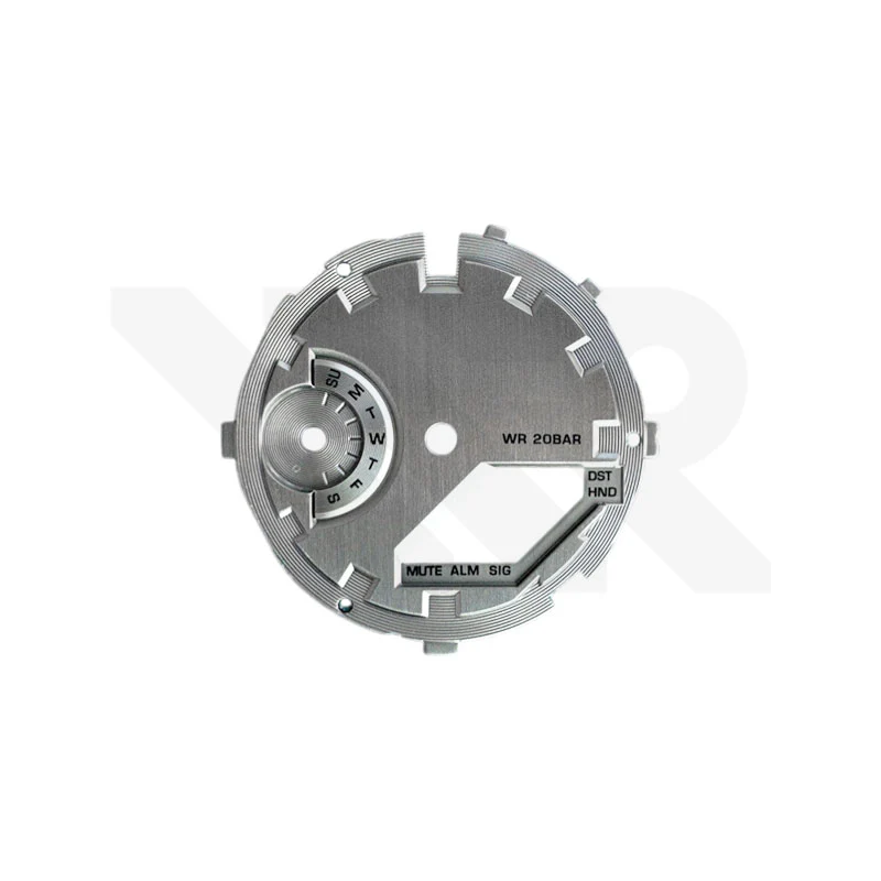 Replacement Dial Compatible for Casio G-Shock GA2100 , GA2110 : Brushed Gun Metal