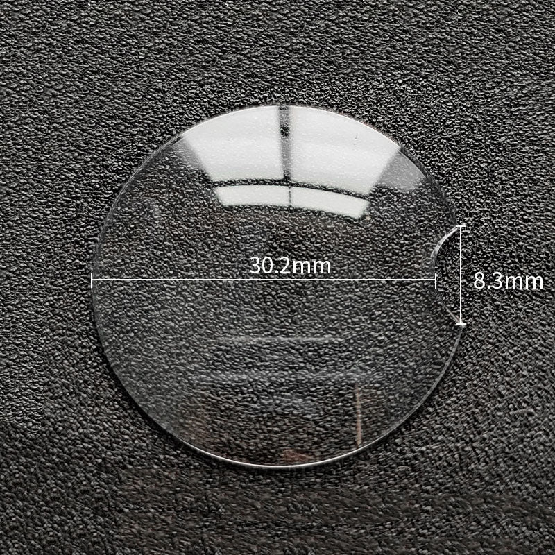 Replacement Double Domed Sapphire Crystal Compatible with Cartier Ballon Bleu 42mm Series (Clear AR Coating)