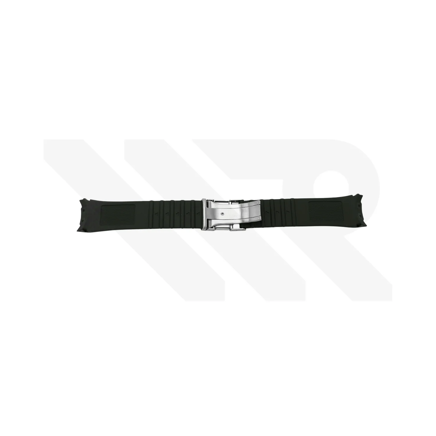 Replacement Rubber Strap Compatible with Citizen Eco-Drive Radio Controlled World Timer CB0011 / CB0180 / CB0010 (Black) - Image 2