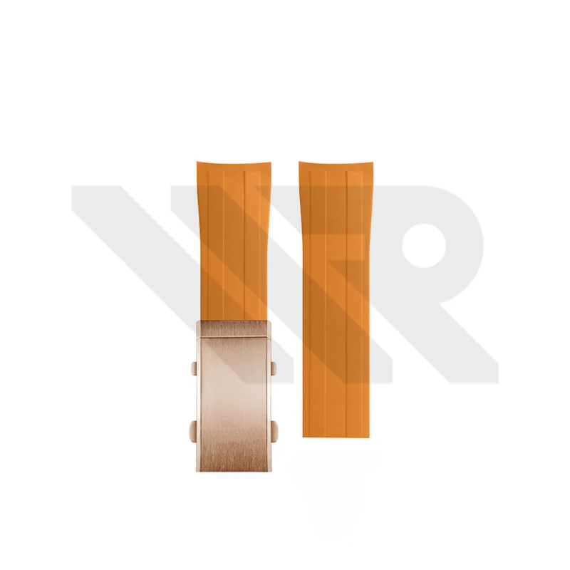 Replacement Rubber Strap Compatible with Mido Ocean Star Series M026430 , M026629 , M026608 (Rose Gold) - Image 5