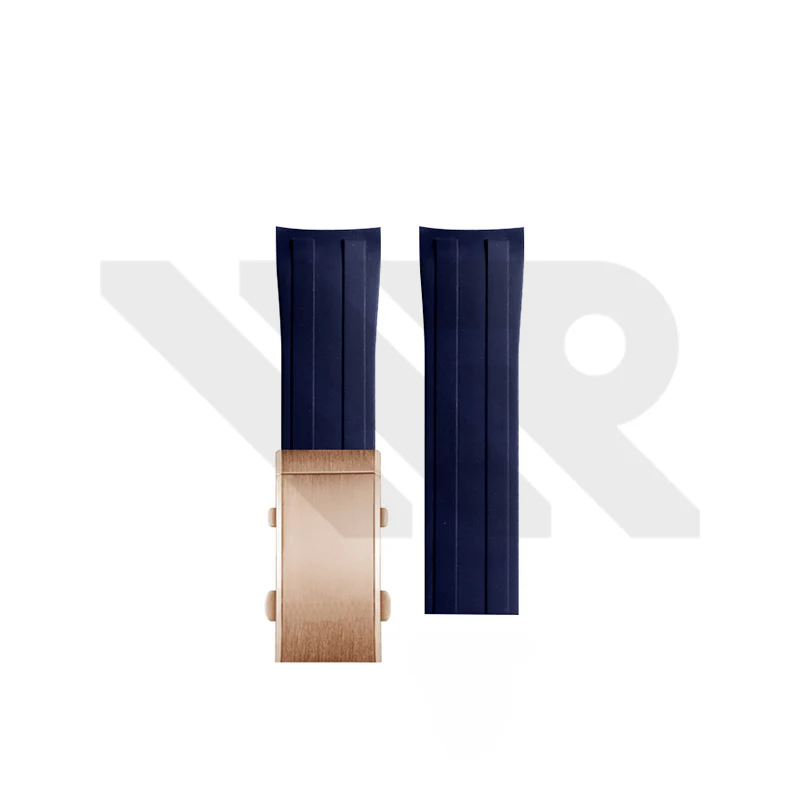 Replacement Rubber Strap Compatible with Mido Ocean Star Series M026430 , M026629 , M026608 (Rose Gold) - Image 6