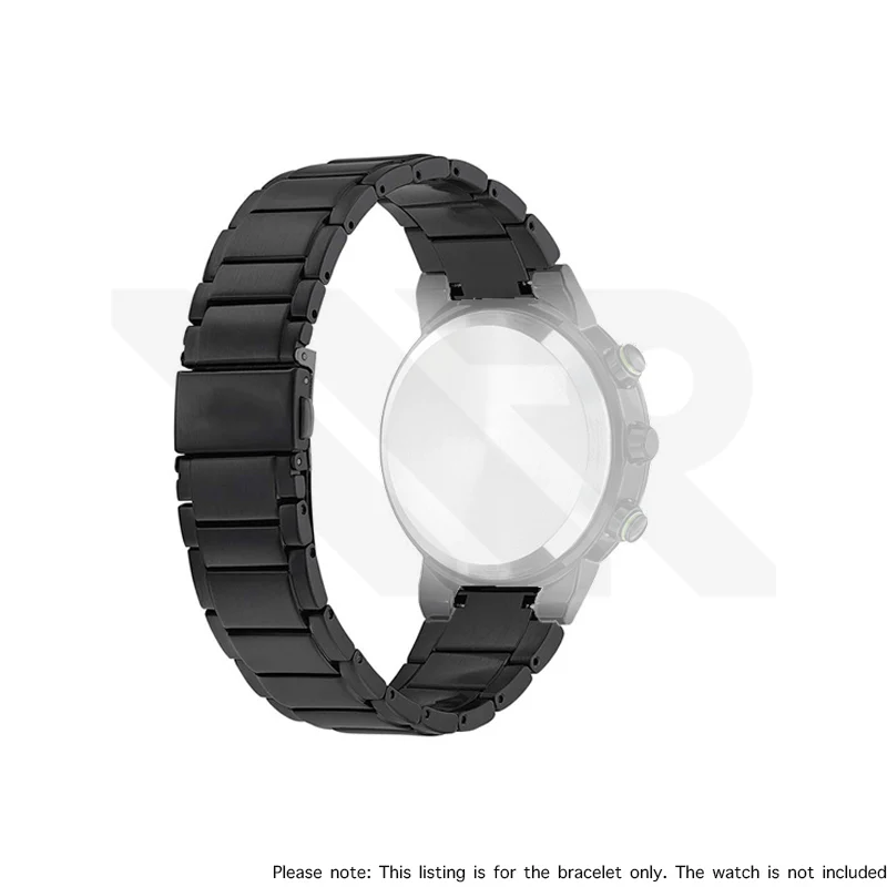 Replacement Stainless Steel Bracelet Compatible with Citizen Radio Controlled Satellite Wave GPS CC3035 / CC3038