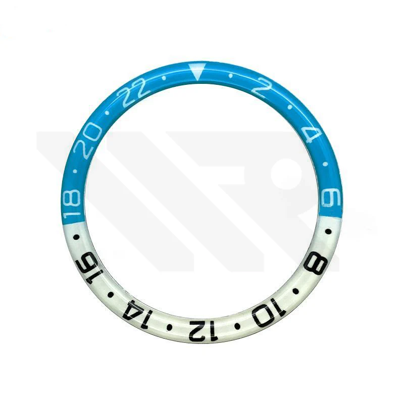 Resin Full Lume Flat Bezel Insert for SKX/SRPD Seiko Mod