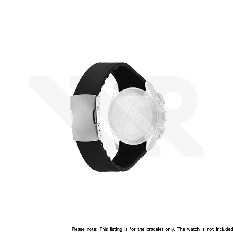 Replacement Rubber Strap Compatible with Citizen Eco-Drive Bluetooth Chronograph BZ1020 / BZ1025 - Image 2