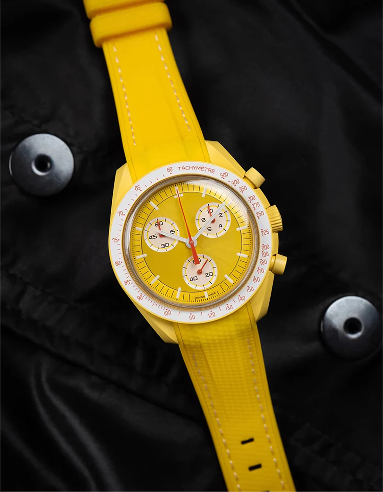 Rubber Strap Compatible with Omega x Swatch MoonSwatch - Image 38