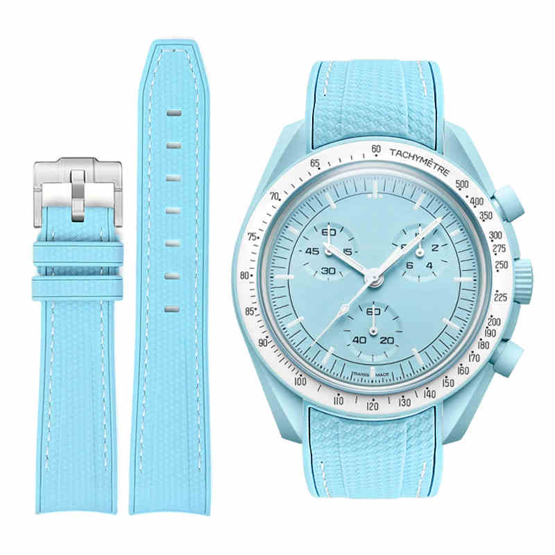Rubber Strap Compatible with Omega x Swatch MoonSwatch - Image 42