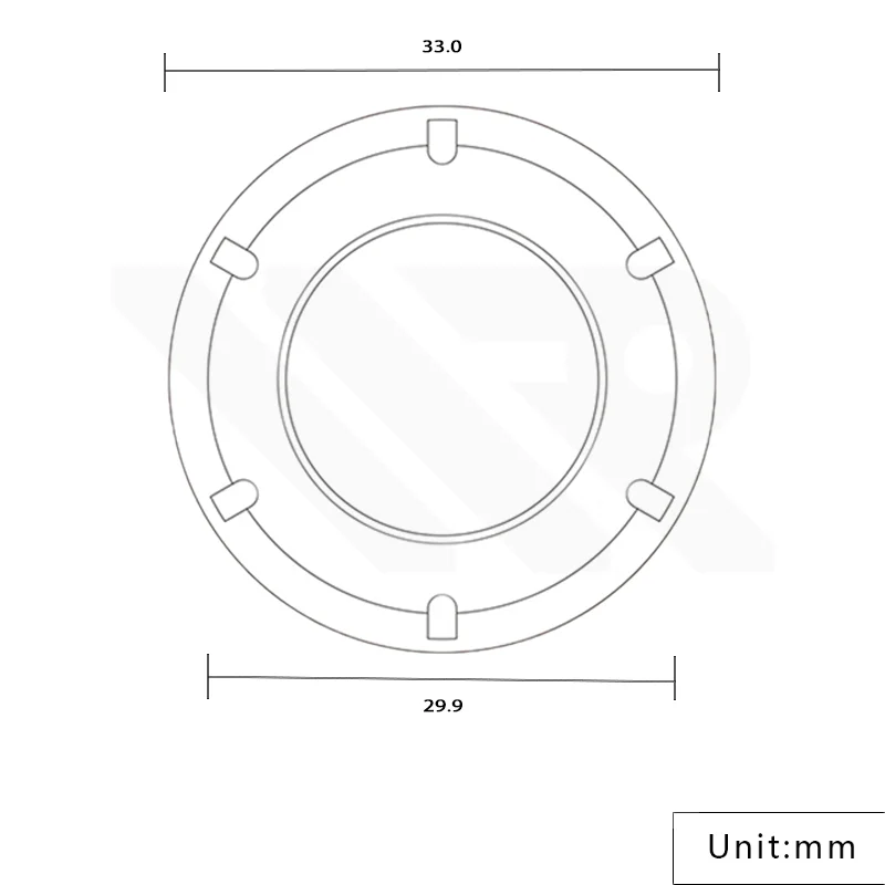 Sandblasted Black Stainless Steel Caseback for SKX / SRPD - Image 2