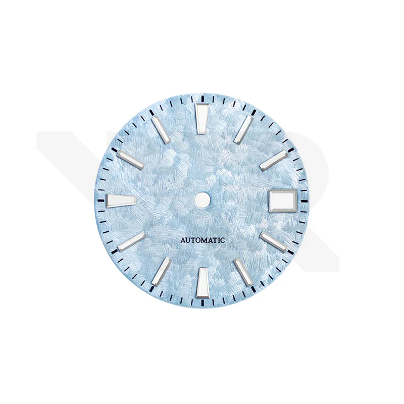 Sea of Cloud GS Dial for Seiko Mod: Icy Blue with GS Indices